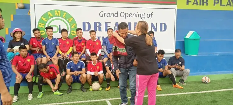 Presentiion to Chief Guest by Madam Chongboi Kipgen